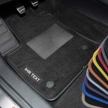 Autofussmatten VOLVO 900 nach Maß - Fertigstellung Premium - PERSONALISIERBAR