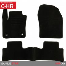 Tapis voiture sur mesure Star pour Toyota CHR (Dès 10/2016)