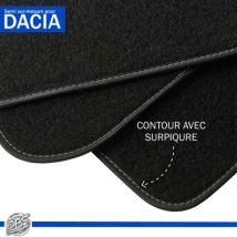 Tapis voiture semi-sur-mesure pour Dacia