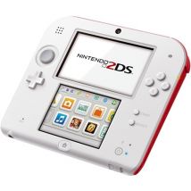 Nintendo 2DS Console White/Red Unboxed