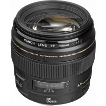 Canon EF 85mm f/1.8 USM Black Lens Used