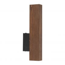 Trieste applique murale noyer bois LED vertical