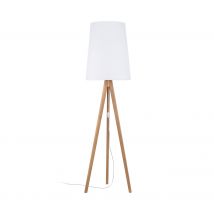 Salzbourg lampe sur pied blanc bois