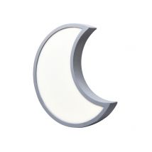 Applique Murale Lune Chambre d'Enfant - Gris