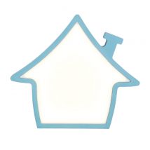 Lampe de chevet LED Maison Bleue pour Chambre d'Enfant