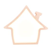 Lampe de chevet LED Maison Rose pour Chambre d'Enfant