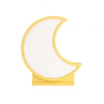 Lampe de chevet LED Lune Dorée pour Chambre d'Enfant