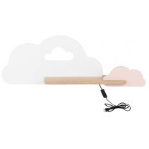 Applique Murale LED Étagère Nuage Blanc et Rose pour Chambre d'Enfant 5W 4000K