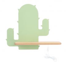 Applique Murale Étagère LED Cactus avec Câble - Luminaire Chambre Enfant