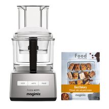 Magimix 4200XL Food Processor + Best Bakery Recipe Book Satin - 3L - Ref: 85434 - Motor Guaranteed 30 years