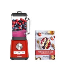 Magimix Blender Power 4 + Wellbeing Recipe Book Red - 1.8L - 1300W - Ref: 85205 - Motor Guaranteed 30 years