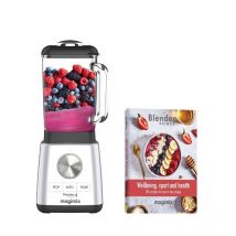 Magimix Blender Power 4 + Wellbeing Recipe Book Satin - 1.8L - 1300W - Ref: 85203 - Motor Guaranteed 30 years
