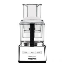 Magimix CS 5200xl Premium Chrome Brillant, Robot Multifonction - 3,6L - 1100W - Ref : 18715F - Fabrication Française - Moteur garanti 30 ans