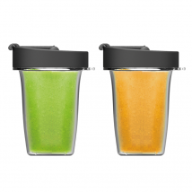 Coffret 2 Cups 400ml - Blender et Extracteur de jus - Ref : 17527 - Magimix