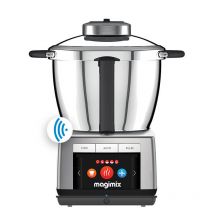 Magimix Cook Expert Connect Chrome Mat, Robot Cuiseur Multifonction Connecté - 3,5L - 1700W - Ref : 18913 - Moteur garanti 30 ans