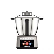 Magimix Cook Expert Chrome Mat - Robot Cuiseur Multifonction - 3,5L - 1700W - Ref: 18900 - Moteur garanti 30 ans