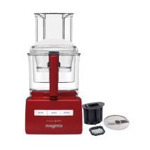 Magimix CS 5200XL Rouge - Robot Multifonction + Coffret Cubes et Bâtonnets Inclus - 3.6L - 1100W - Ref : 85504F - Fabrication Française