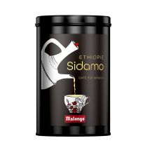 Malongo - Café noir bio moulu - Ethiopie Sidamo - Variété Arabica - Boite de 250g