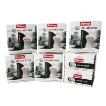 Malongo - Café en dosettes - Italian Style - 160 doses - Variété Arabica - 10 étuis de 16 doses