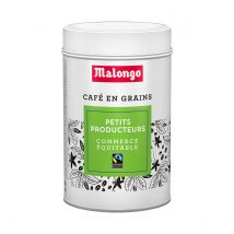 Malongo - Café en grains - Petits Producteurs - L'original - Variété Arabica - Boite de 220g
