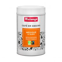 Malongo - Café bio en grains - Mexique El Triunfo - Variété Caturra - Boite de 220g