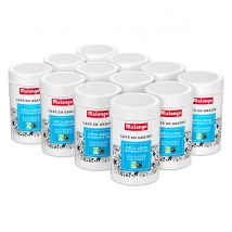 Malongo - Café bio en grains - Déca Aqua - Lot 12 boites - Variété Arabica - 12 boites de 220g