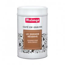 Malongo - Café noir en grains - La Grande Réserve - Variété Arabica - Boite de 220g