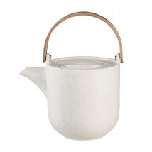 Malongo - Tetera de porcelana Sencha 1L ASA blanca