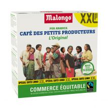 Malongo - Café en dosettes - Café des Petits Producteurs XXL - Variété Arabica