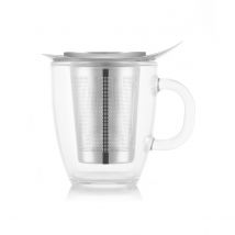 Malongo - Tetera individual de acero inoxidable Yoyo Set Bodum