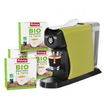 Malongo - Offre Machine à café Expresso EOH olive mat - Machine - 3000g
