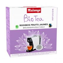 Malongo - Infusion Rooibos fruits jaunes bio en dosette - 16 doses - 16g