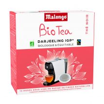 Malongo - Thé Darjeeling - IGP bio en dosette - 16 doses - 32g