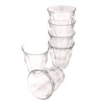 Duralex - 6 verres expresso Picardie 9cl - Lot de 6 verres