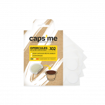Caps'me - Opercules CAPS'ME compatible Nespresso - 102 unités - Boite de 102 opercules