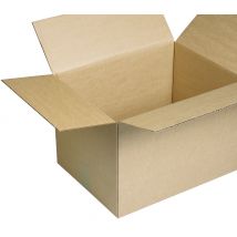 25 Caisses Carton Simple Cannelure - Petite Cannelure L/l/h 250 X 250 X 250 Mm - Manutan Collectivités