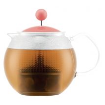 Assam Théière À Piston En Verre Borosilicate, 0.5 L Rose- Assam-bodum - Manutan Collectivités