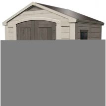 Abri De Jardin Jardin Sydney 86 - 4,5m Résine - Marron/beige - Manutan Collectivités
