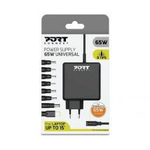 Alimentation Secteur Universelle Pc Avec 8 Embouts 65w - Port Designs - Manutan Collectivités