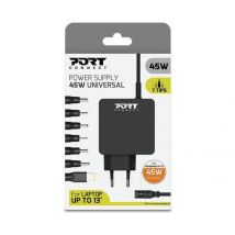 Alimentation Secteur Universelle Pour Pc Avec 7 Embouts 45w - Port Designs - Manutan Collectivités