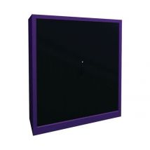 Armoire À Rideaux Largeur 100 Hauteur 135 Cm Lilas-anthracite - Manutan Collectivités