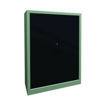 Armoire À Rideaux Largeur 100 Hauteur 135 Cm Turquoise-anthracite - Manutan Collectivités