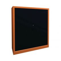 Armoire À Rideaux Largeur 120 Hauteur 135 Cm Orange-noir - Manutan Collectivités