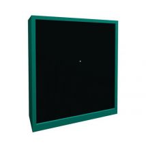 Armoire À Rideaux Largeur 120 Hauteur 135 Cm Vert-anthracite - Manutan Collectivités