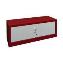 Armoire À Rideaux Largeur 120 Hauteur 45 Cm Rouge-blanc - Manutan Collectivités