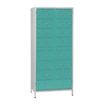 Armoire De Stockage Et Recharge Pour Téléphones Et Tablettes Gris/vert Amande - Manutan Collectivités