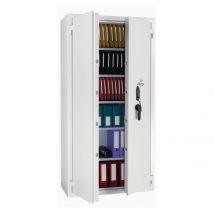 Armoire Forte Blindée 2 Portes Serrure À Clés 840 Litres - Manutan Collectivités