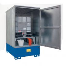 Armoires À Fût Double Paroi De Stockage Extérieur - 209 L - Manutan Collectivités