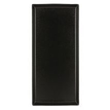 Assiette Rectangulaire En Porcelaine Noir-equinoxe-revol - Manutan Collectivités