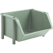 Bac À Bec Empilable-525x425x315mm-vert Clair - Manutan Collectivités